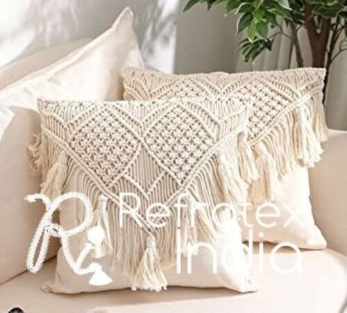 Customer Requirements. Cc101 Macrame Cotton Cushion Cover