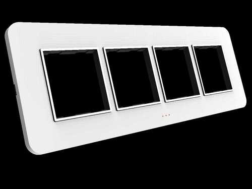 Nova Silver Line 8M Modular Switch Plate with LED