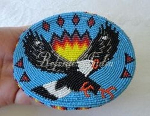 beaded coaster