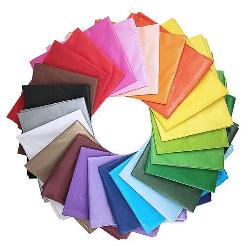 Coloured tissue paper