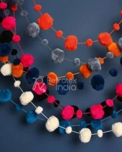 Multi Grd74 Decorative Multicolour Acrylic Garland