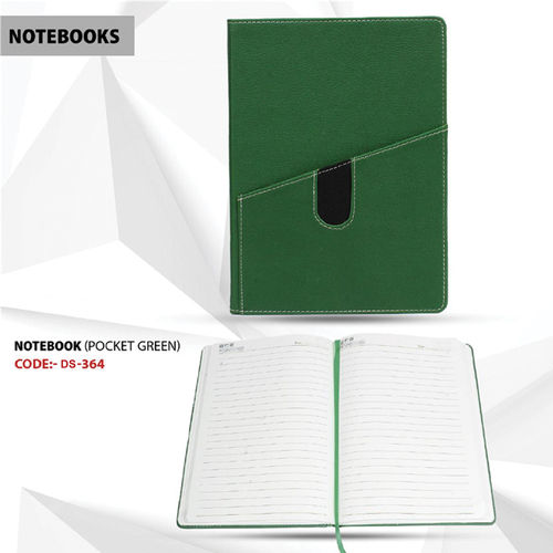 Green Notebook Diary For Office Use