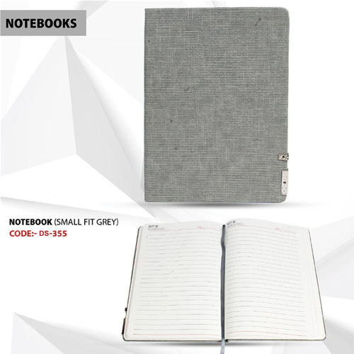 Polish Small Fit Grey Perfect Bound Notebook Executive Diary