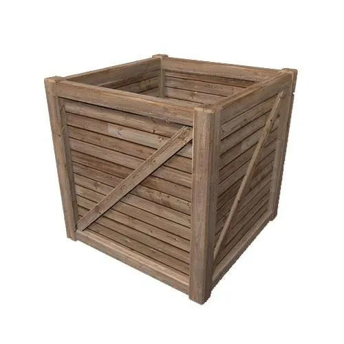 Perfect Shape, High Strength Solid Square Wooden Box