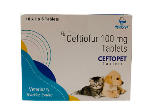 Ceftopet Ceftiofur 100mg Tablets For Dogs And Cats