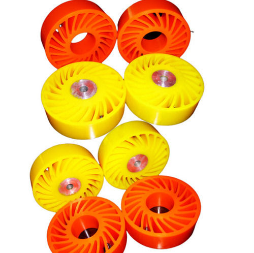 Polyurethane Rubber Plastic Non Crush Wheel