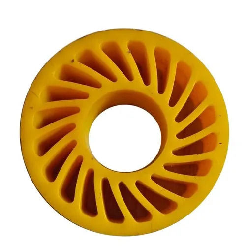 Precision Die Cast No Crush Wheel - Round Shape, 2.5-20 mm Thickness, Polished Finish, Plastic Material, Versatile Usage for Spacing and Transfer Rolls