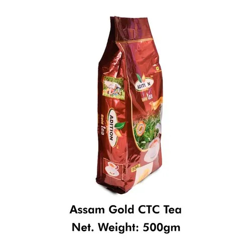 Assam Gold CTC Tea - 500 gm Pack Grade A Dried Granules Processed Tea
