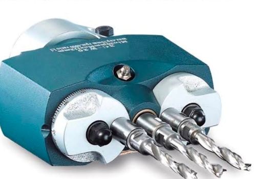 Silver Corrosion Resistant Adjustable Multi Spindle Drilling Head