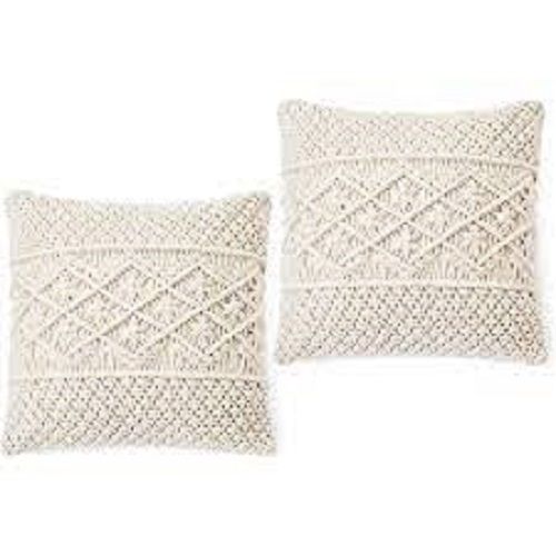 Handmade 100% Cotton Macrame Cushion Cover