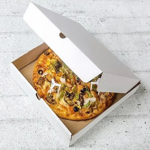 Lightweight Eco Friendly Pizza Packaging Box, Size 10*10 *1.5 Inches