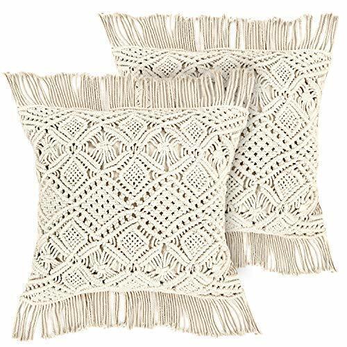 Soft Natural Cotton Macrame Cushion Covers