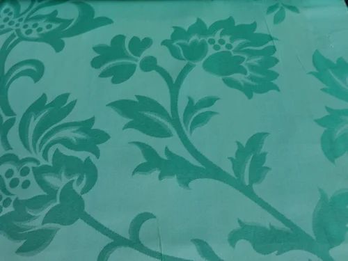 Washable And Durable Printed Era Green Curtains Fabric