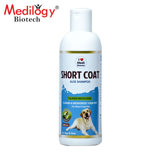 24 Hour Protection Short Coat Aloe Dog Shampoo