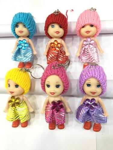 Hair Ball Sleeping Doll Key Chain Pendant, Plush Accessories, Car Key Bag  Buckle | eBay