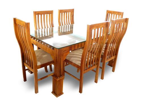 Long Lasting And Durable Solid Teak Wood Dining Table