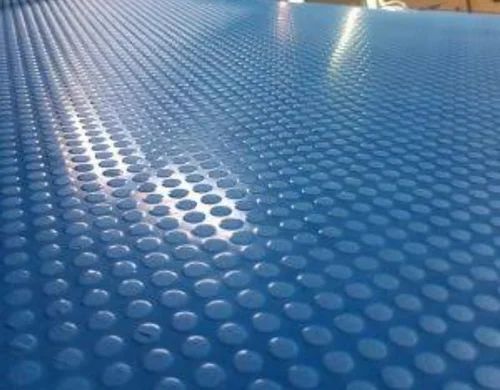 Green Plain Blue Electrical Insulating Rubber Mat