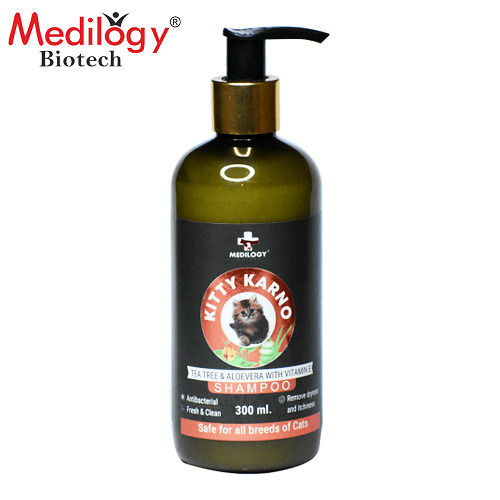 Pet Cleaning Products Tea Tree And Aloe Vera Kitty Karno Cat Shampoo