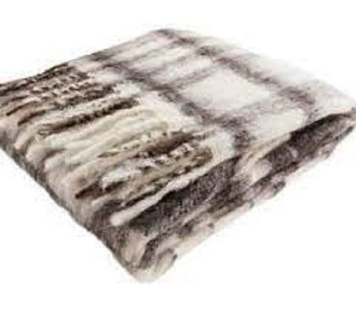 100% Super Soft Delicate Mohair Wool Throw