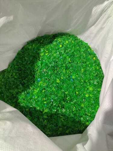 8mm Green Unwashed Pet Bottle Flakes