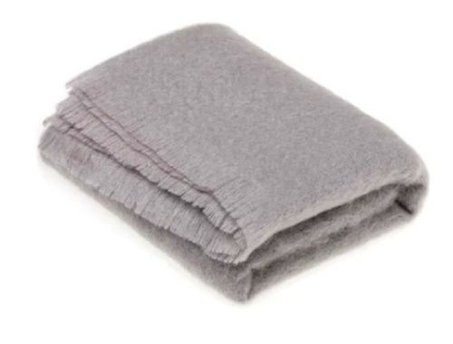 Lightweight Cozy Ultra Soft Mohair Wool Throw