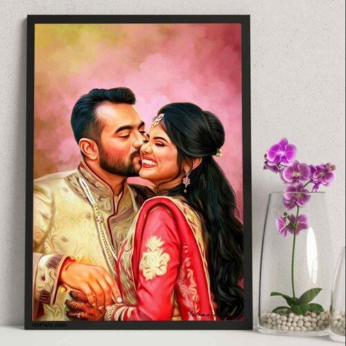 Stainless Steel Oil Painting Photo Frame