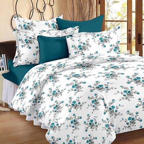 Printed Cotton Bed Sheets With Pillow Cover