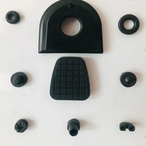 Black 45 To 70 Shore A Hardness Automotive Epdm Rubber Moulded Parts