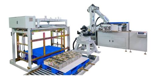 Automatic Robotic Palletizing System - Capacity: 60 Pcs/Min