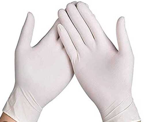 Comfortable Fit Full Finger Plain Disposable Latex Surgical Hand Gloves