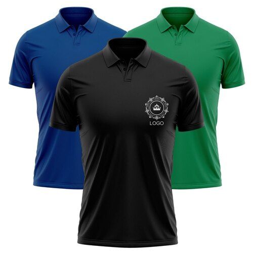 Mens Short Sleeves Polo Neck T Shirt For Corporate Wear Size: Customized