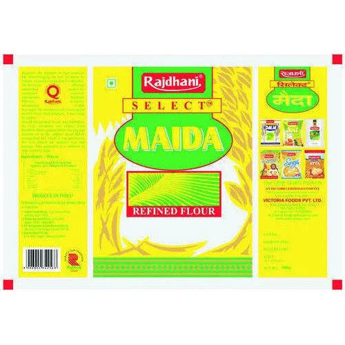 Heat Sealed Printed Matte Laminated Maida Packaging Pouch Application: Decorative