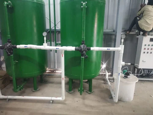 Mild Steel Semi Automatic Water Softening Plant