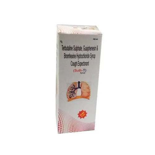 Liquid Suth-T Tebutaline Sulphate Guaiphensin And Bromhexine Hydrochloride Syrup