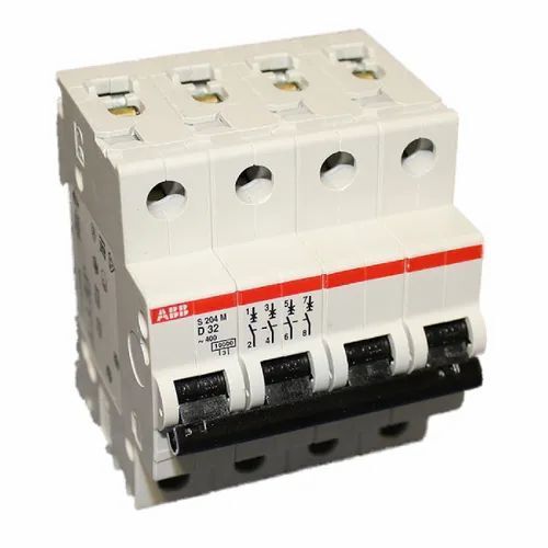 32 A Rated Current 4 Pole Abb Switchgear