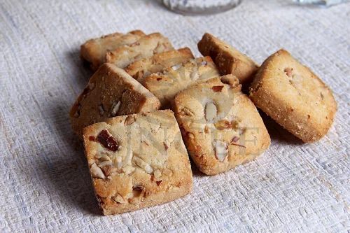 Dry Fruit Square Sweet Bakery Cookies