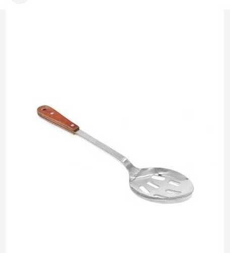 Metallic Slotted Spoon For Cooking Use