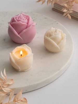 rose candles