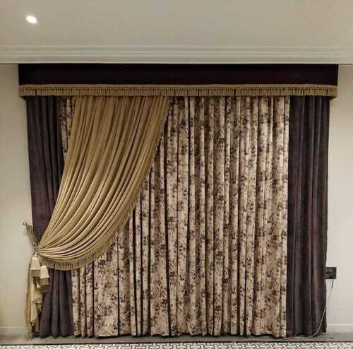 7 Feet Printed Curtain For Home And Hotel Use