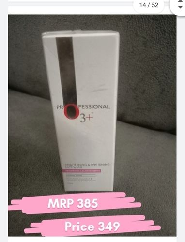 Professional O 3+ Face Wash For Skin Brightening