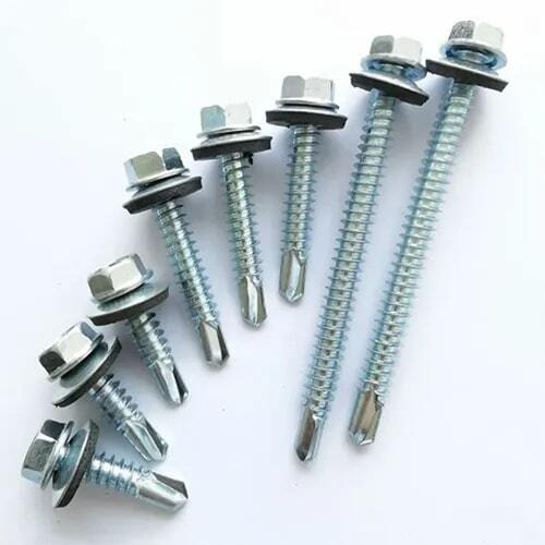 Corrosion And Rust Resistant Hex Head Self Drilling Screws