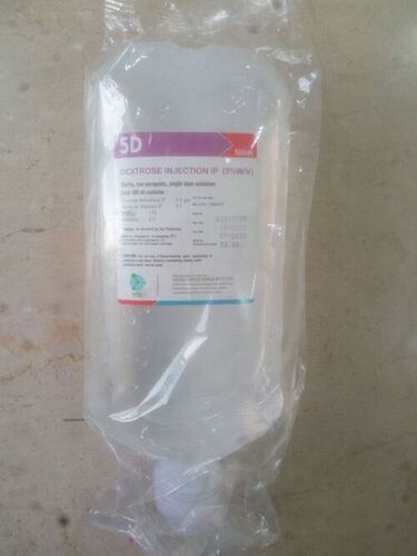 Dextrose Normal Preserved Saline Solution Iv Fluids, Pack Size 500 Ml Grade: Medical