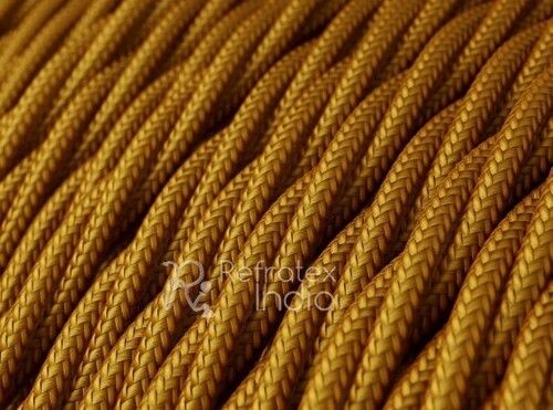 Golden Braided 5mm Rayon Cord