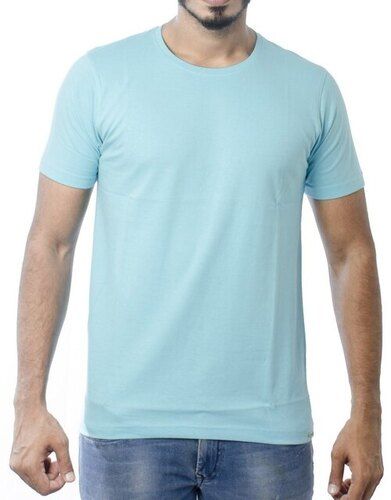 Men Round Neck Plain Cotton T Shirt Application: Industrial