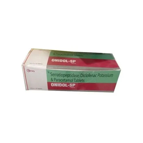 Mild Steel Serrati Peptidase Diclofenac Potassium Paracetamol Tablets