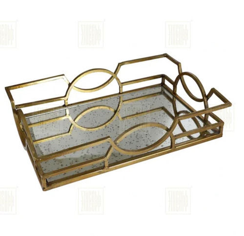 Zincopp Rectangular Serving Steel Tray