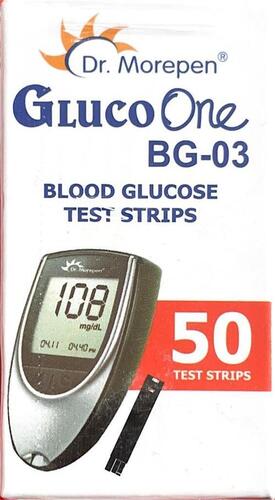 अस्पताल के लिए डॉ. मोरपेन ग्लुको वन बीजी-03 25 ब्लड ग्लूकोज टेस्ट स्ट्रिप्स 