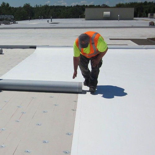 Heat Resistance And Light Weight Pvc Waterproofing Membrane