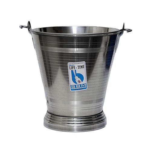 JGS Stainless Steel Non Joint -leak Proof  Bucket Balti