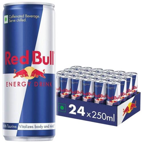 RED BULL Energy Drink, 250 ml (Pack of 24)
